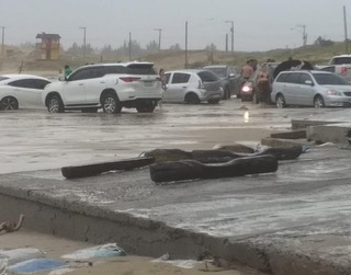 Tsunami meteorológico atingiu Laguna, explica Defesa Civil 3 IMG 9048