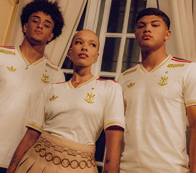 Flamengo lança terceiro uniforme para nova temporada 2025 com homenagens às suas raízes náuticas 1 Novo uniforme do flamengo 2025