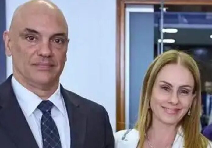 Sanções contra esposa de Alexandre de Moraes