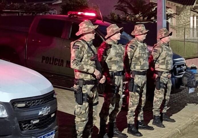 patrulhamento noturno na Serra Catarinense