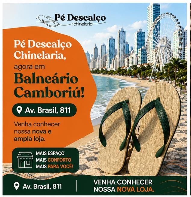 PÉ DESCALÇO INICIA NOVA FASE EM BALNEÁRIO CAMBORIÚ E AMPLIA SUA PRESENÇA NO MERCADO 1 ea09b78d 5515 42b3 8cfb bf0f49d3e5dc